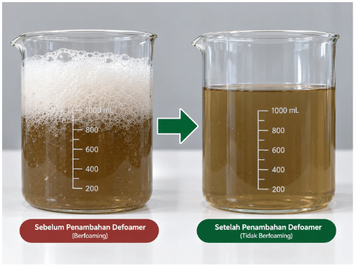 defoamer penghilang busa IPAL