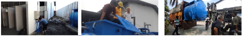 Pengerjaan Advanced Sewage Treatment Plant di PT Ikaindo Medan