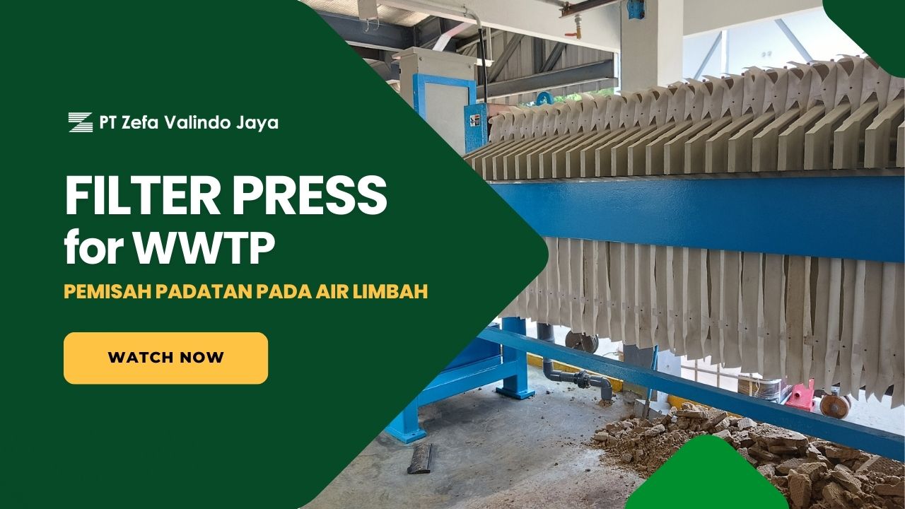 filter press pemisah padatan dan cairan lumpur IPAL