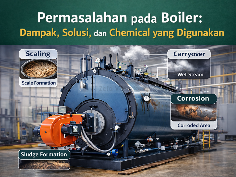Permasalahan pada Boiler, Dampak, Solusi, dan Chemical yang digunakan