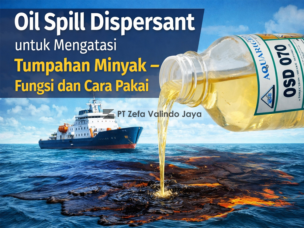 Fungsi dan Cara Pakai Oil Spill Dispersant untuk Mengatasi Tumpahan Minyak
