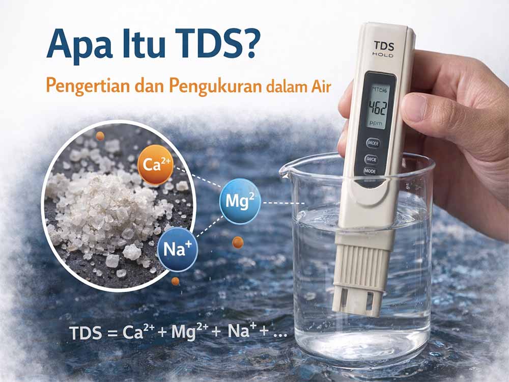 Apa itu TDS (Total Dissolved Solid) : Pengertian, Fungsi, Dampak