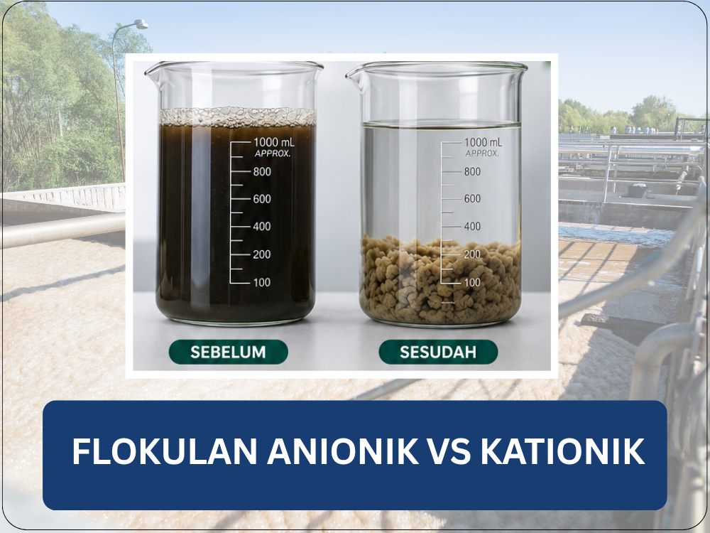 Flokulan Anionik atau Flokulan Kationik? Pilih yang mana? - PT Zefa Valindo Jaya