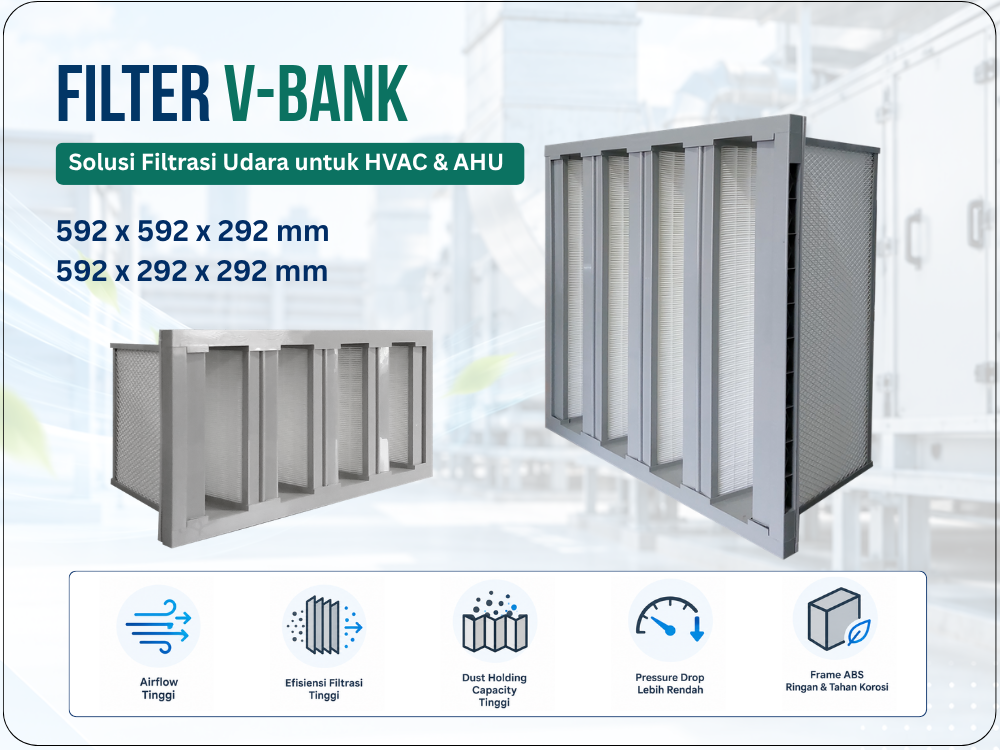 JUAL Filter Udara Medium V-Bank