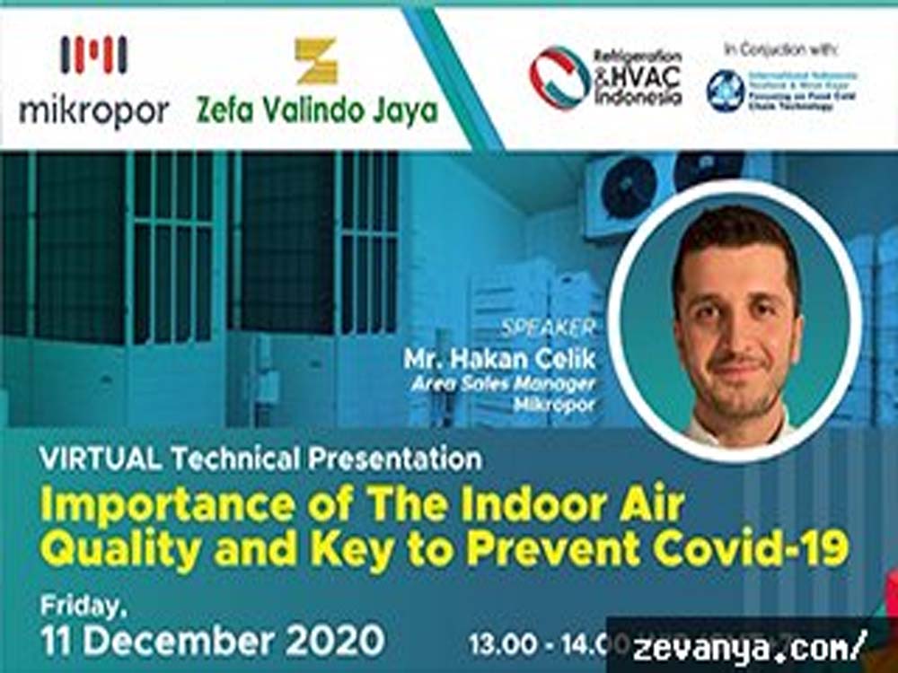 Refrigeration HVAC Indonesia 2020 Air Purifier dengan HEPA H13