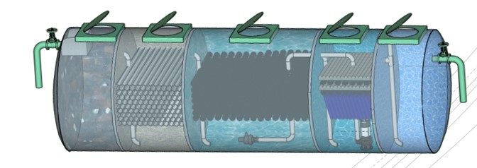 desain IPAL advanced STP