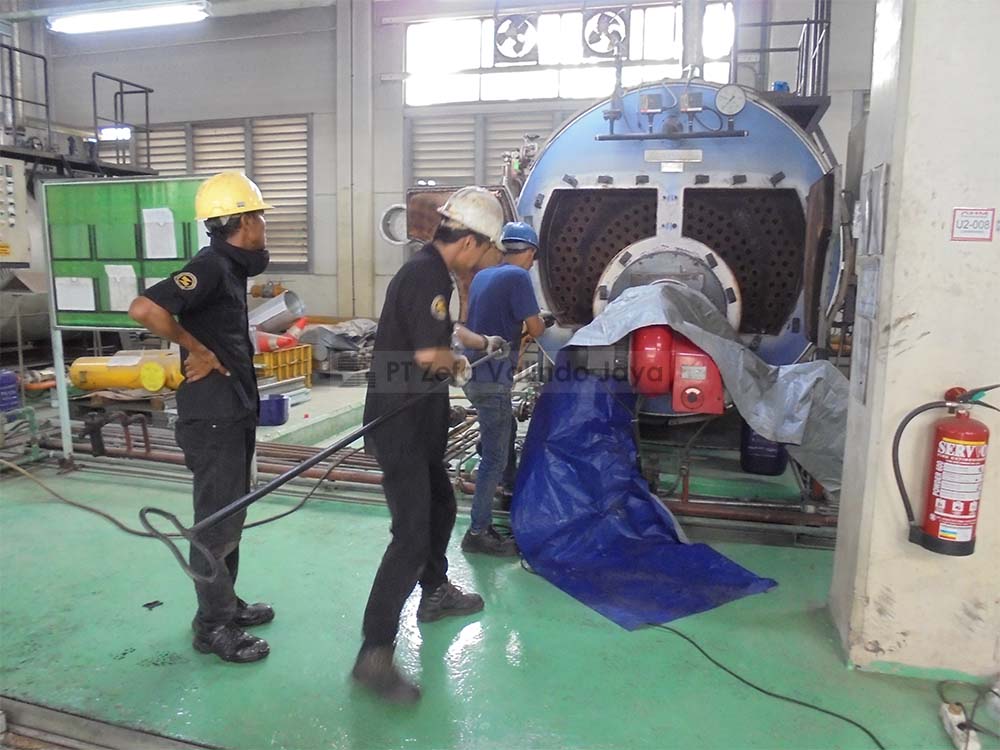 mechanical cleaning boiler pembersihan fisik