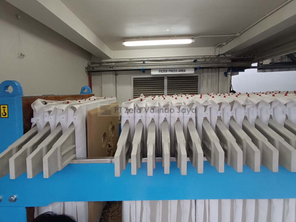 cara kerja filter press pemadatan lumpur