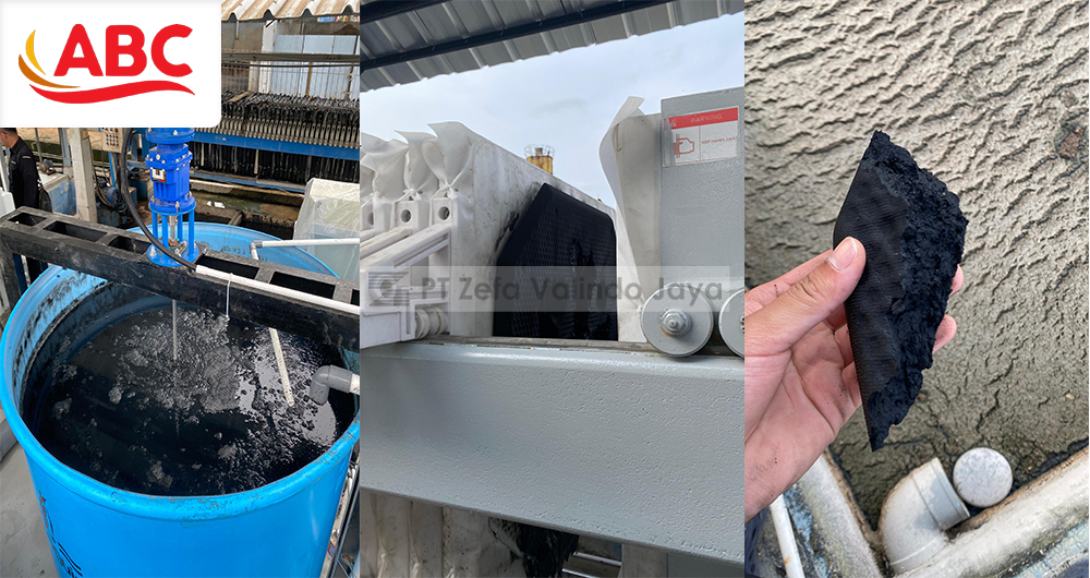 Instalasi Filter Press untuk Dewatering Lumpur IPAL