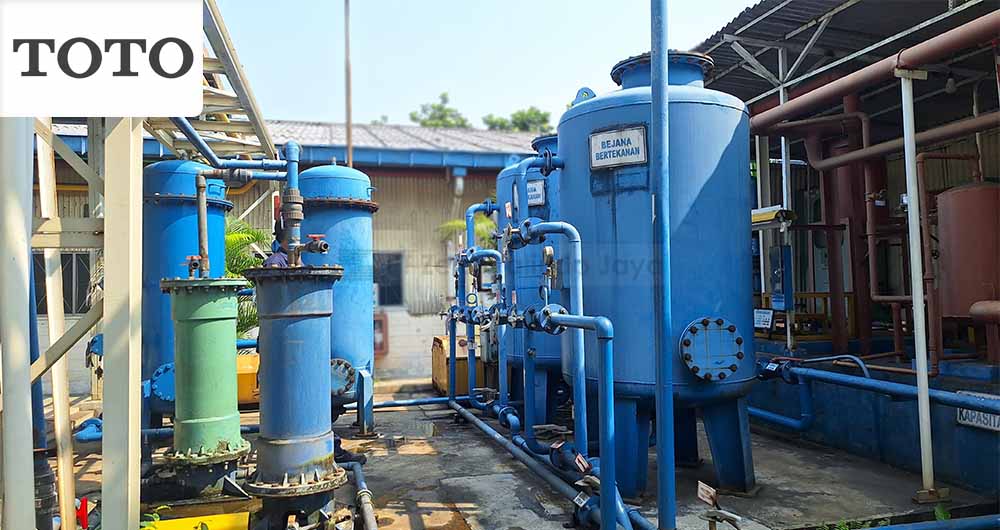 Penggantian Media Filter Pasir Silika dan Karbon Aktif WTP Kapasitas 25 m3/jam