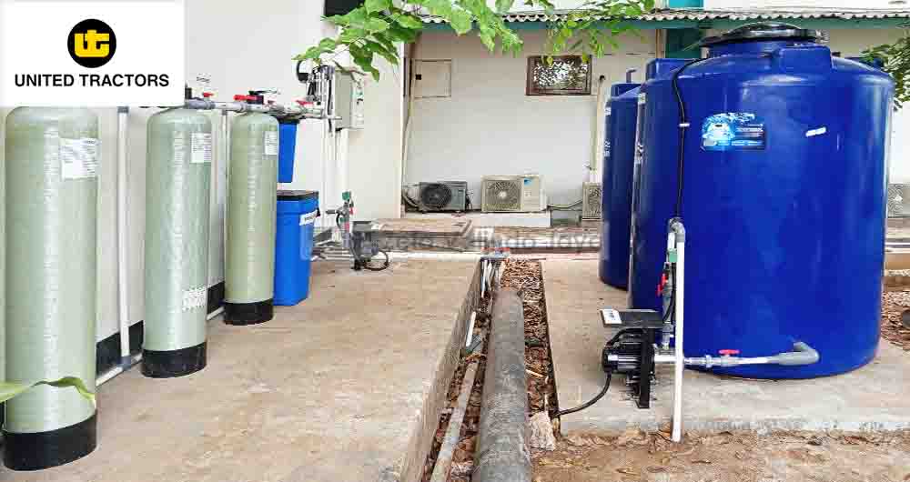 Instalasi Water Treatement Plant 1m3/jam di PT United Tractors Tbk