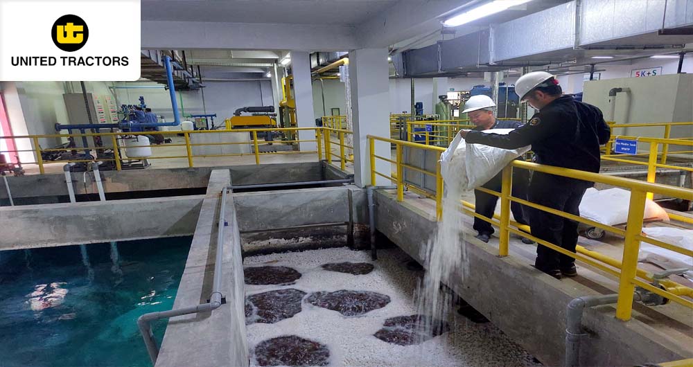 Instalasi MBBR untuk Mengurangi Tingkat COD dan BOD dalam Air Limbah di PT United Tractors Tbk