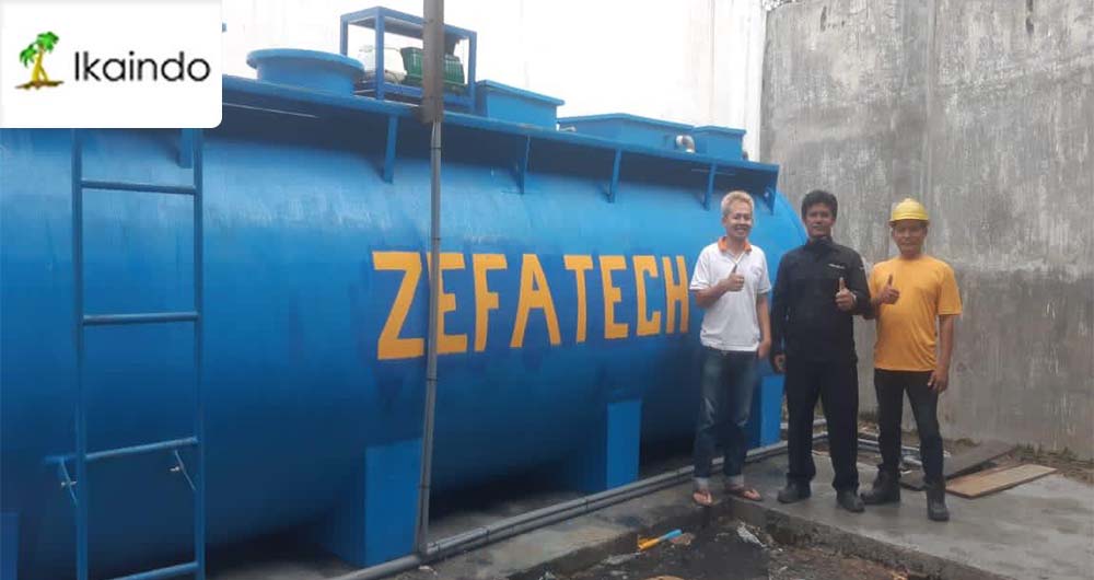 Pengerjaan Advanced Sewage Treatment Plant di PT Ikaindo Industri Karbonik Indonesia