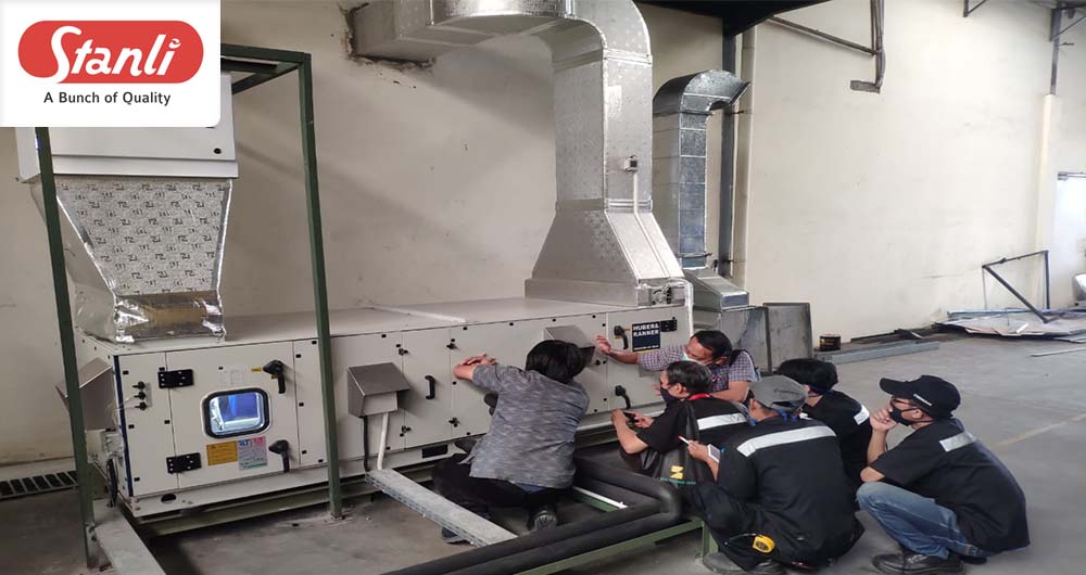 Instalasi HVAC System di PT Stanli Trijaya Mandiri Bandung