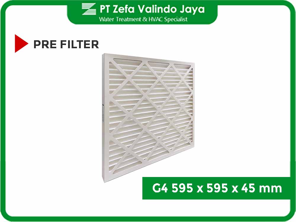 PRE Filter Disposable G4 595 x 595 x 45 mm 24" 24" 2" HVAC  AHU