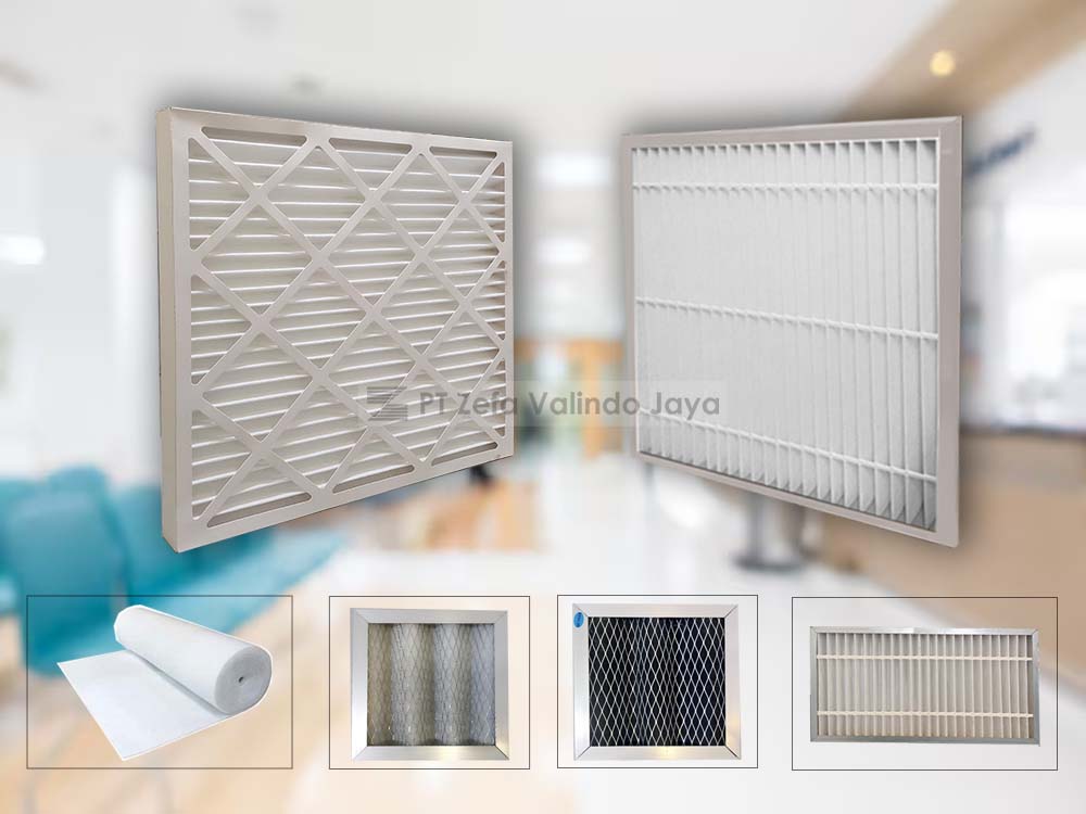 Pre Filter Udara HVAC (filter roll, filter karton, filter washable, filter karbon)