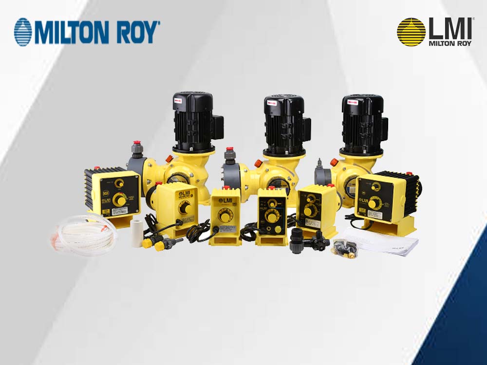 Dosing Pump Milton Roy (GM GB PD P+) untuk pengolahan air dan kebutuhan proses industri