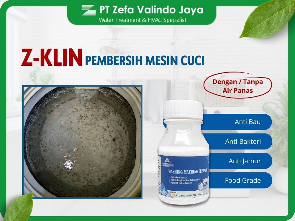 ZKLIN Bahan Kimia Khusus Pembersih Mesin Cuci Laundry dan Industri
