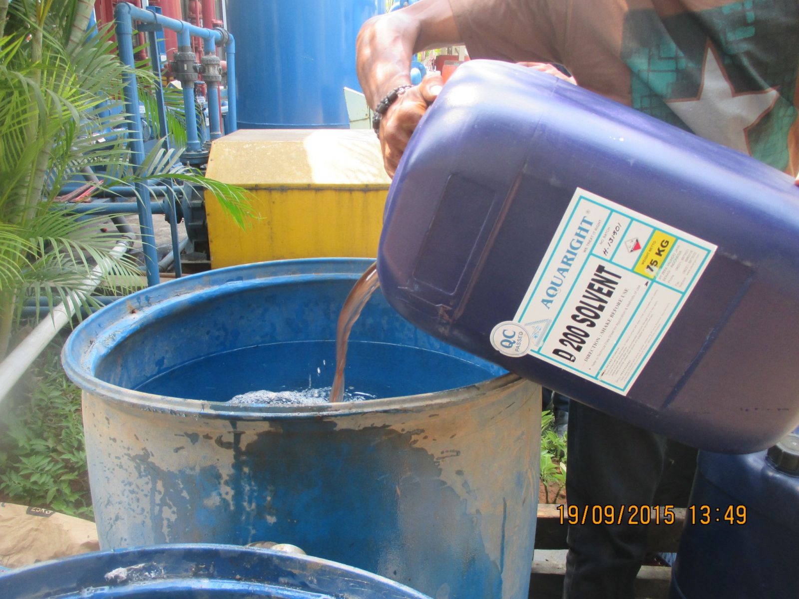 chemical cleaning pada saluran pipa air oleh pt zefa valindo jaya