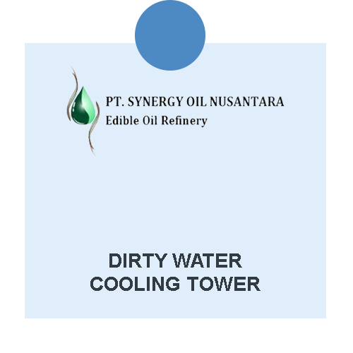 dirty water cooling tower pt synergy oil nusantara