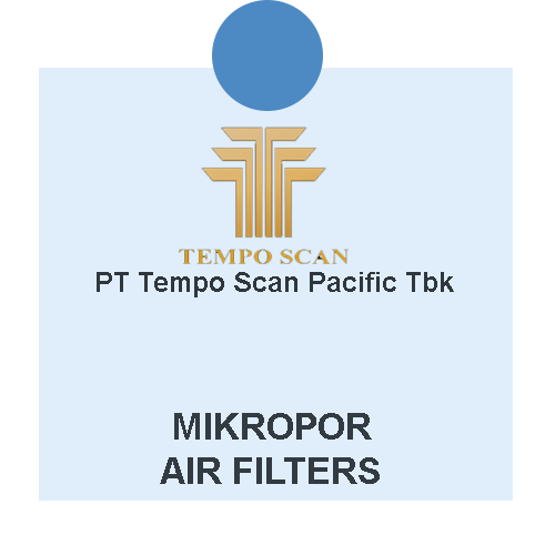 Mikropor filter udara HEPA pt tempo scan pasific