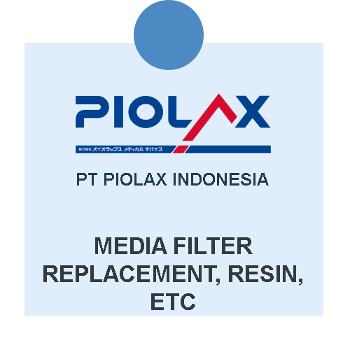 penggantian media filter resin pt piolax indonesia