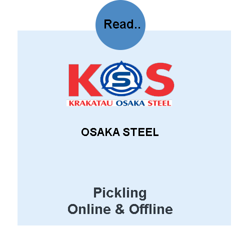 pickling online offline osaka steel